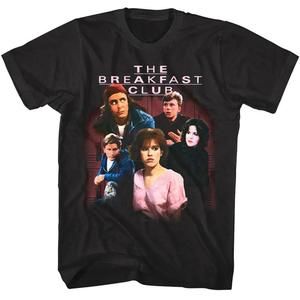 Breakfast Club All Smiles Unisex T-Shirt 80s Teen Movie Cast Graphic Fan Tee 05